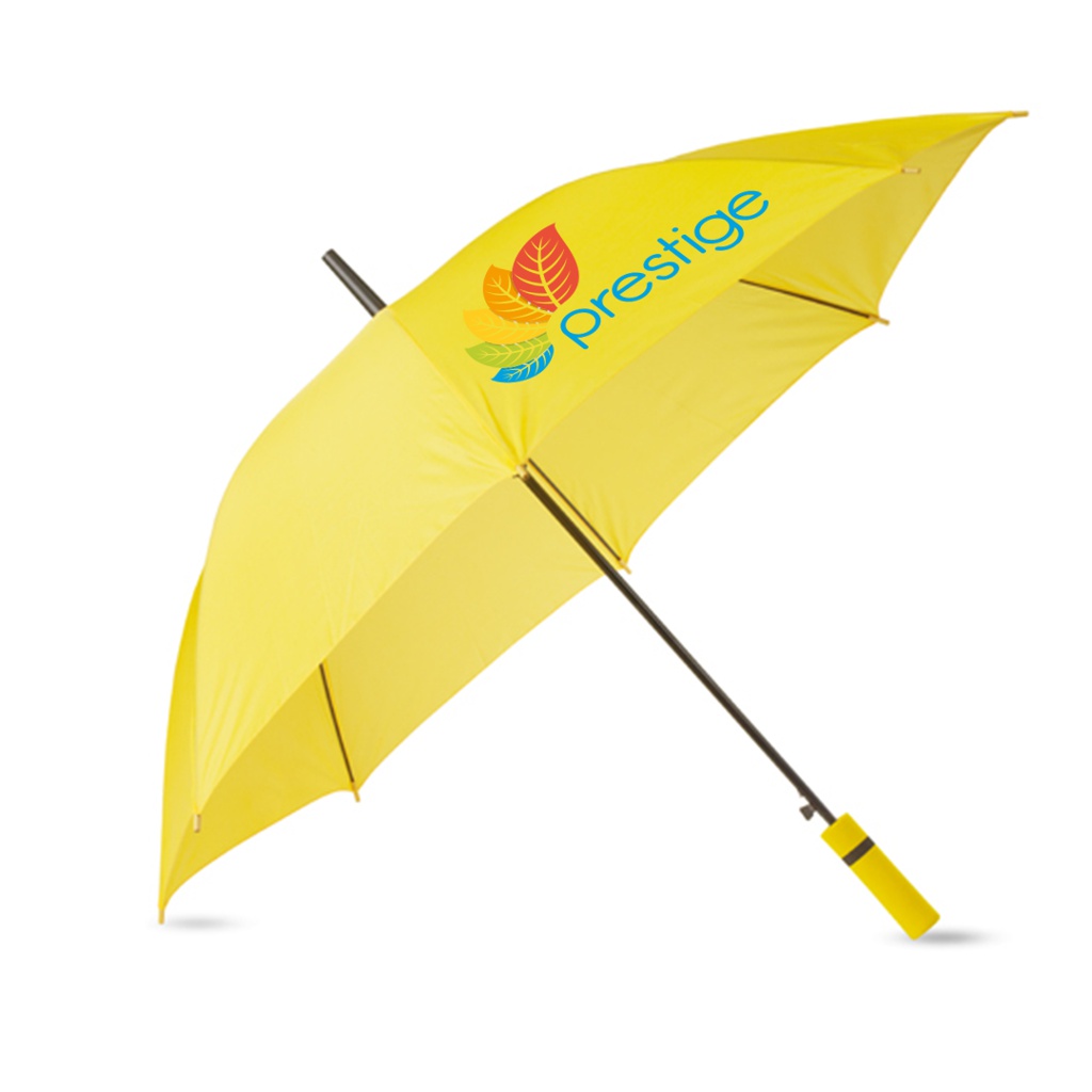 Parapluie personnalisé 105 cm poignée en mousse - Ambre