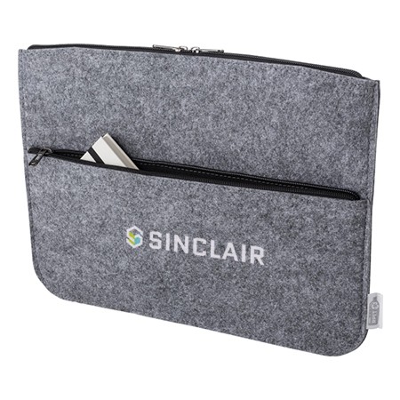 laptoptas van rPET-vilt - Kaprijke