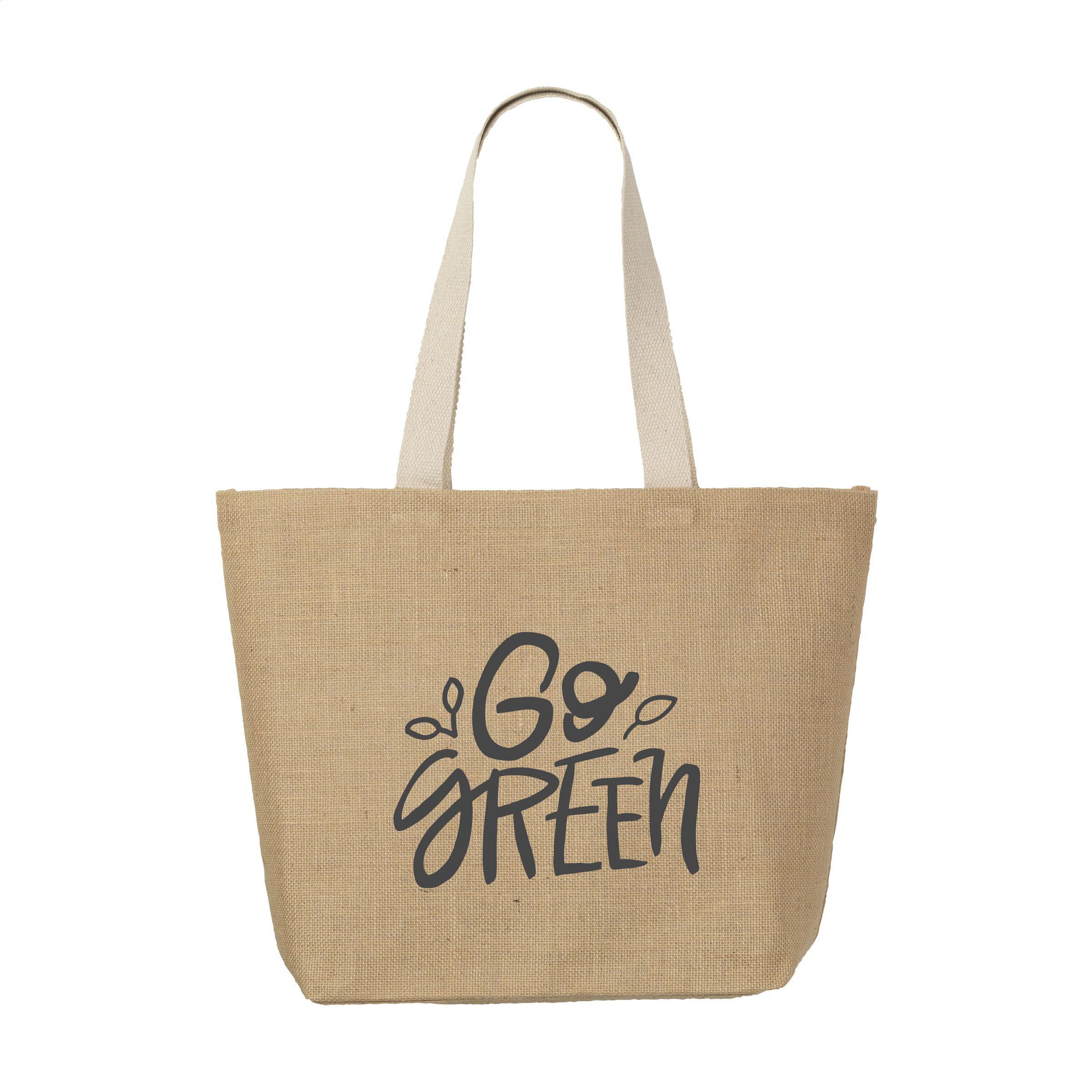 Chique Jute Shopper - Ninove bedrukken met logo