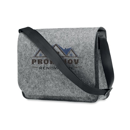 sac messager en feutre RPET - Saint-Jean-des-Baisants