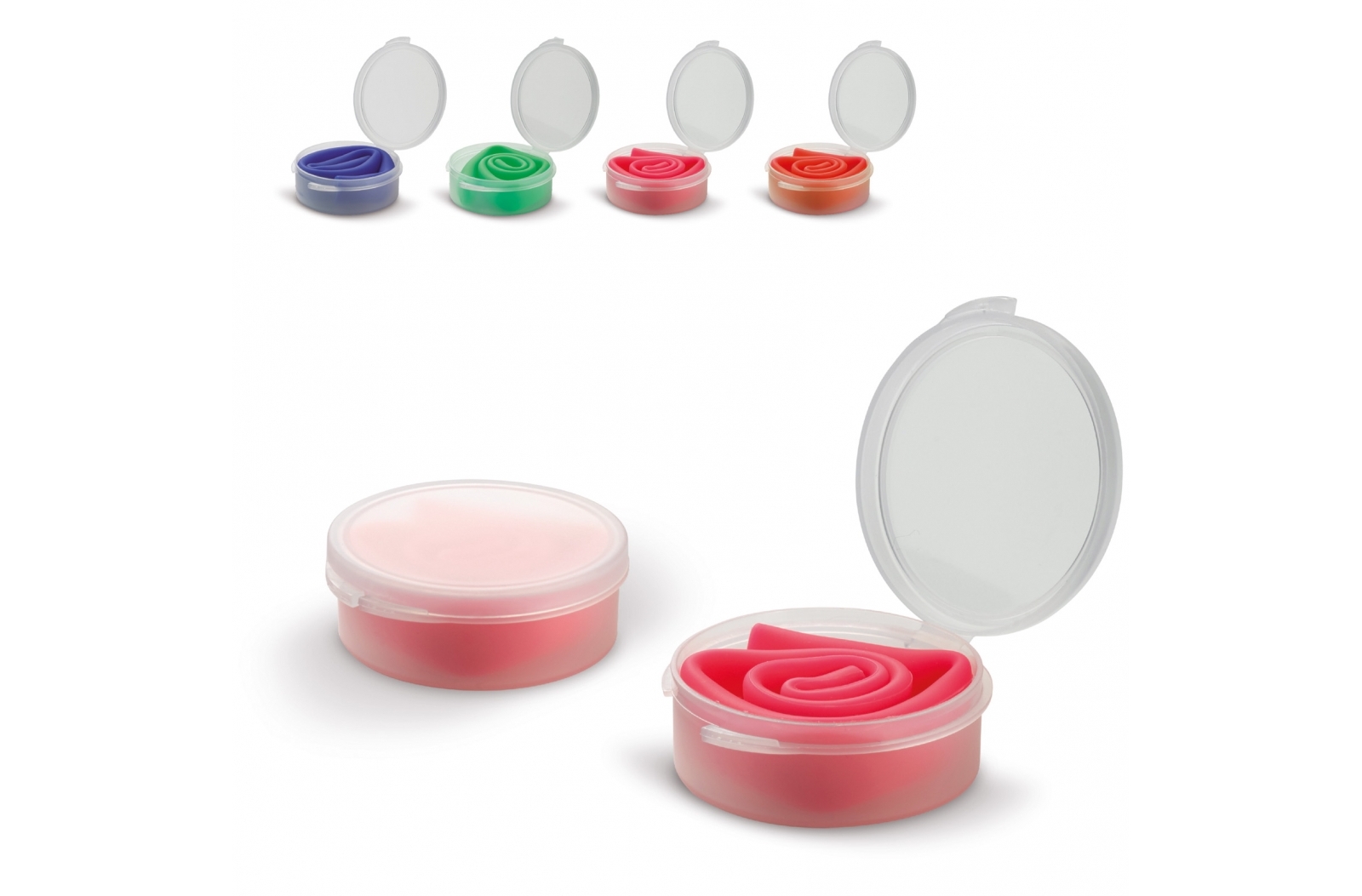 Herbruikbare siliconen rietje in doos - Hoeselt