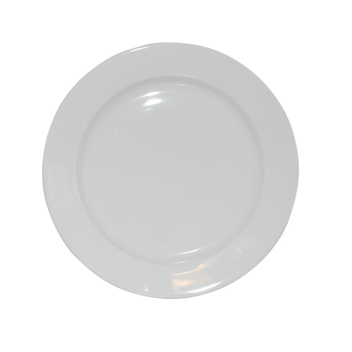 Breedrand Wit Serviesbord 28 cm - Tervuren bedrukken met logo