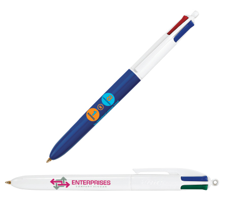 Stylo Bic® 4 Couleurs Publicitaire, Stylo Personnalisé