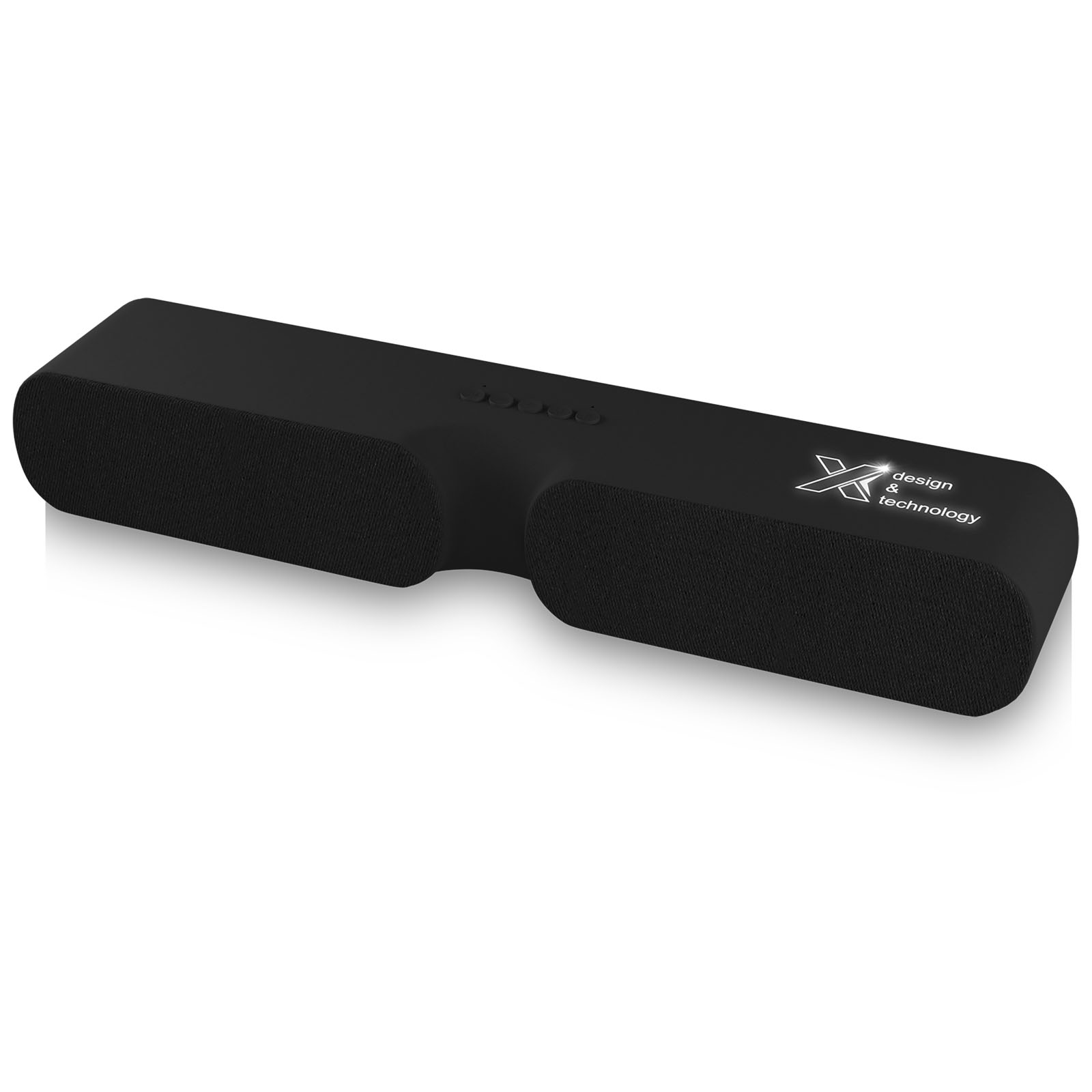 Barre de son Bluetooth avec logo lumineux et microphone intégré - Trosly-Breuil - Zaprinta Belgique