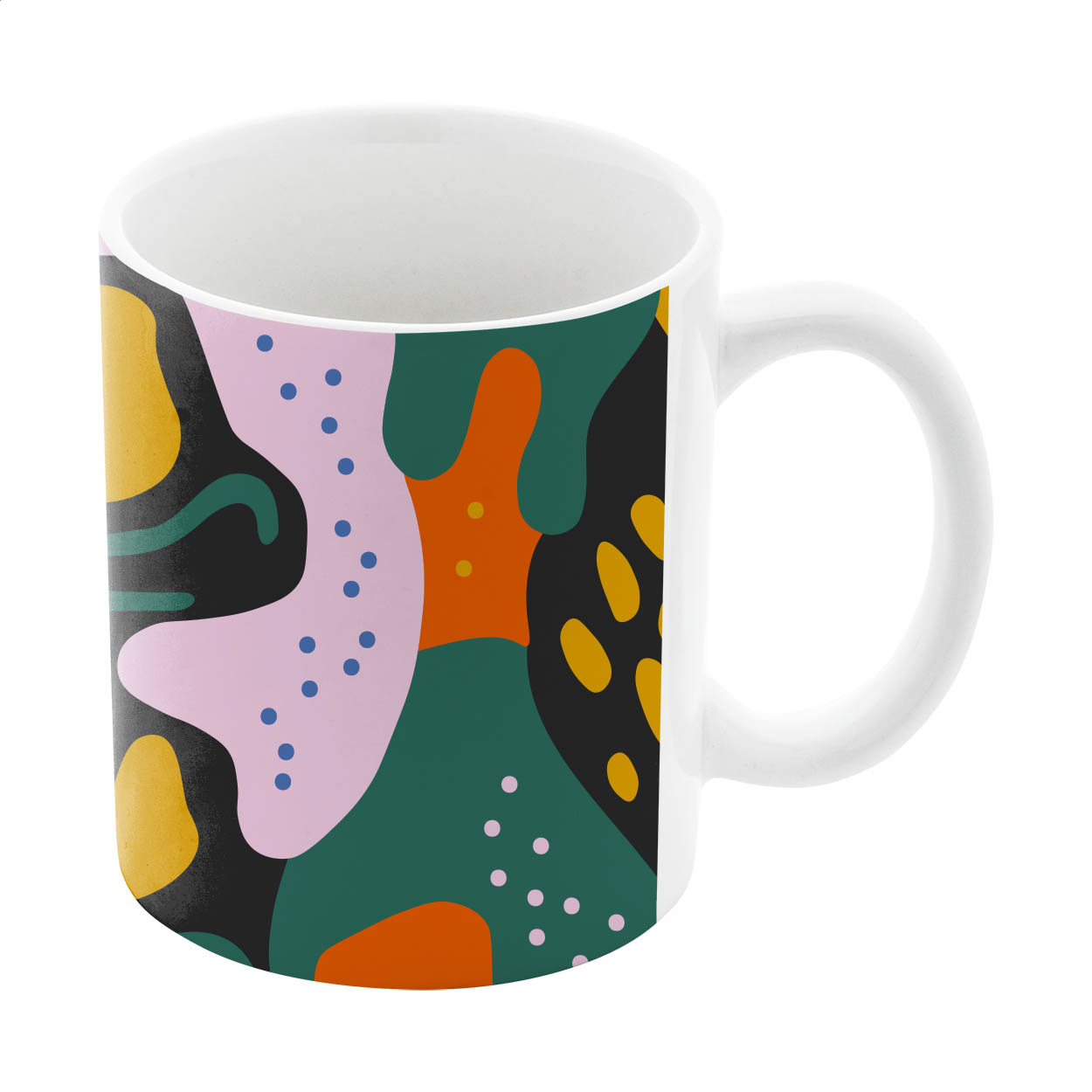 MultiColour witte keramische mok 300 ml voor sublimatiedruk, met logo