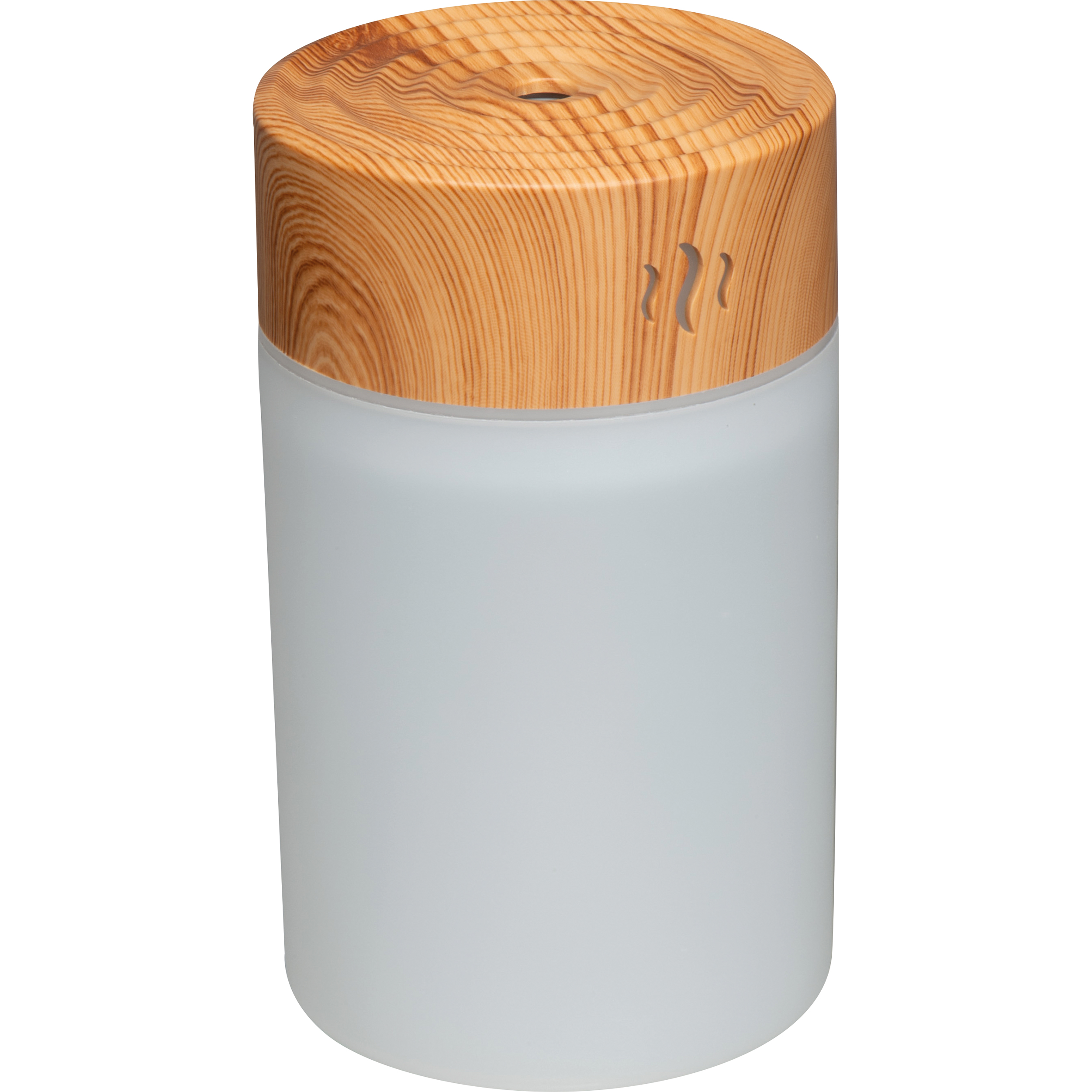 Humidificateur avec lumière LED changeante de couleur et câble de charge USB - La Fontaine-Saint-Martin