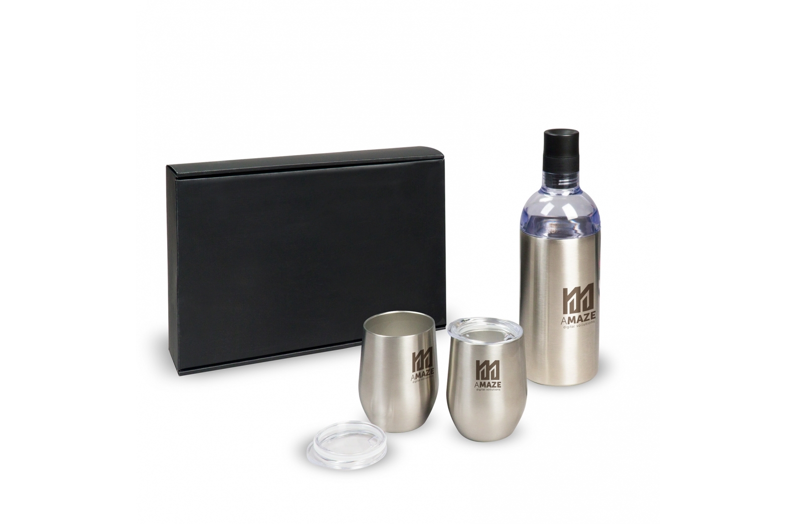 Wijnkoelerset met Twee Bekers - Izegem