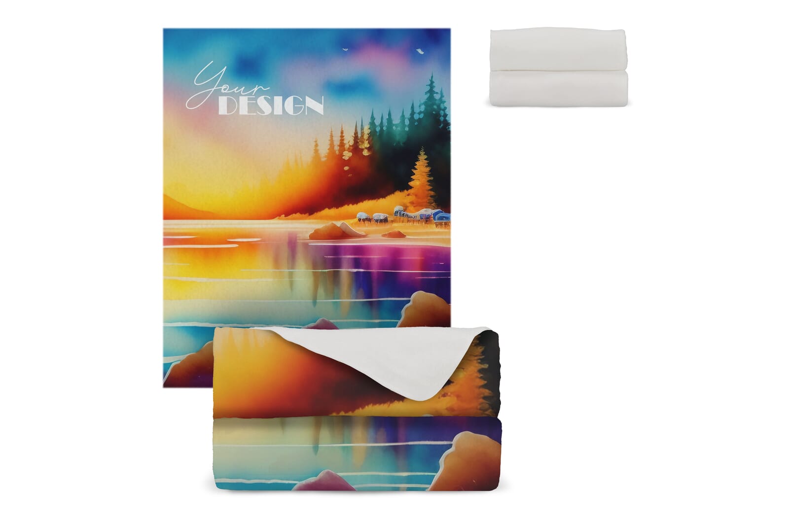 Couverture Polaire Sublimation Éco-Responsable - Flavignerot