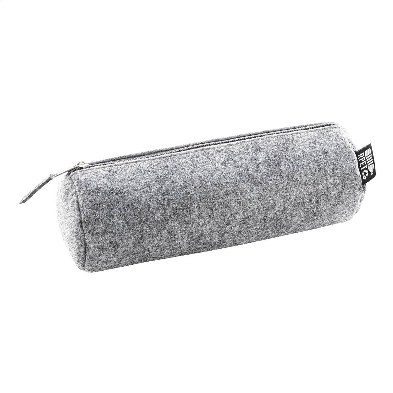 Trousse à stylos Refelt Draw personnalisée en feutre RPET zippée
