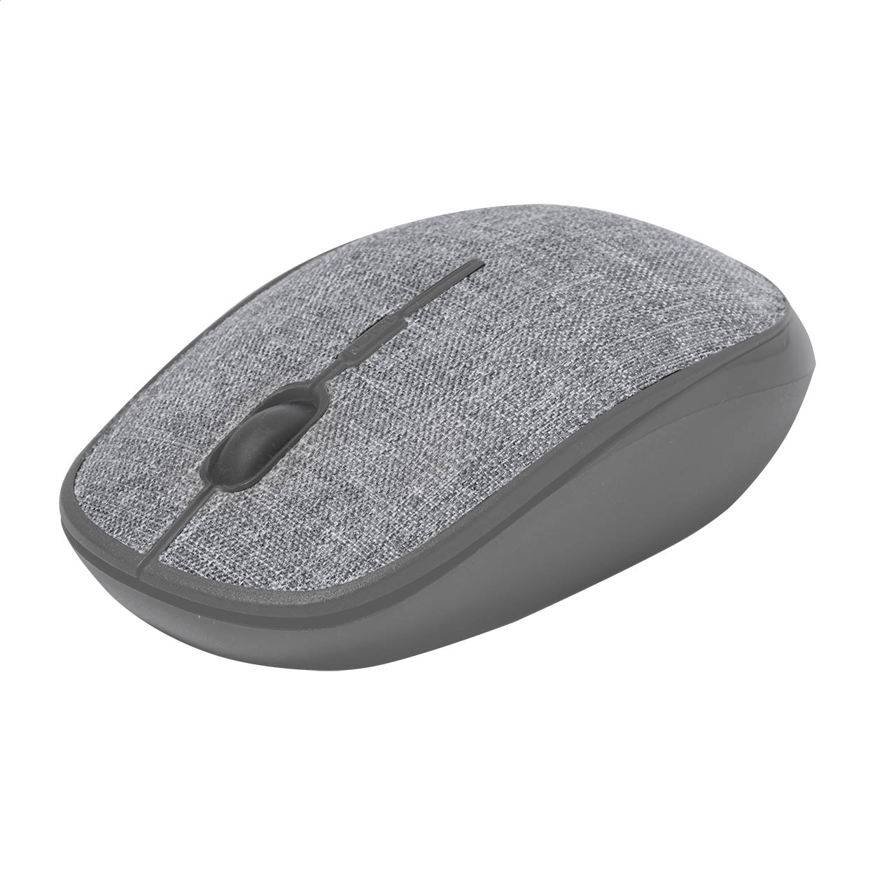 Caret kabellose optische Maus mit RPET-bezogenem Gehäuse und Logo bedrucken mit Logo
