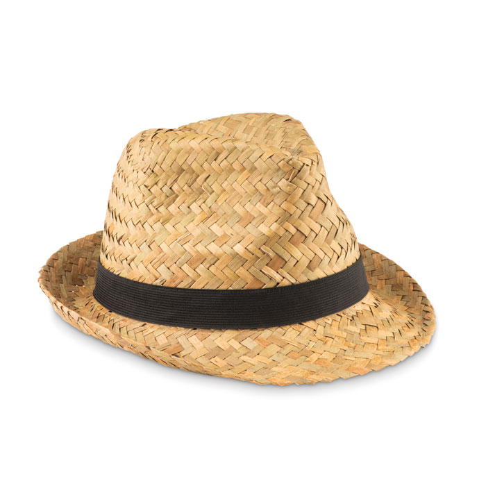 Chapeau personnalisé en paille naturelle - Ada