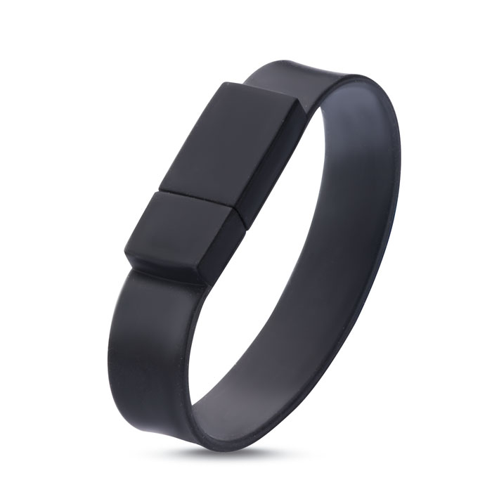 Siliconen Armband Geheugenstick - Lint