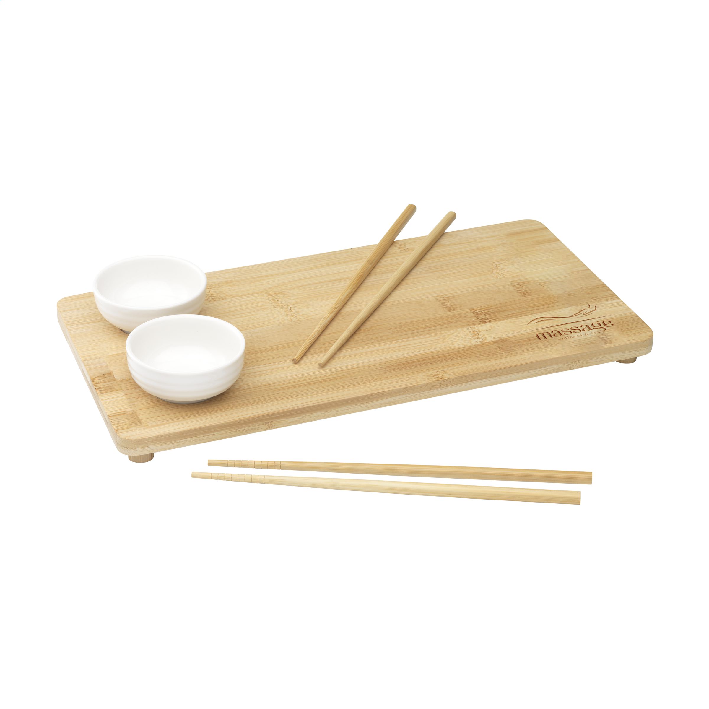 Temaki Bamboo Sushi Tray ensemble cadeau