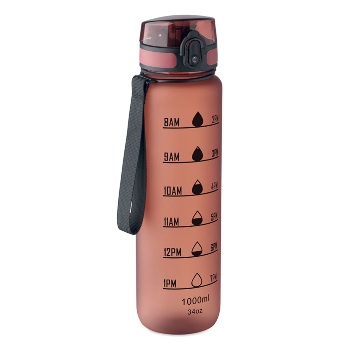 Bouteille de Sport Motivante en RPET 1L - Saint-Martin-du-Bois