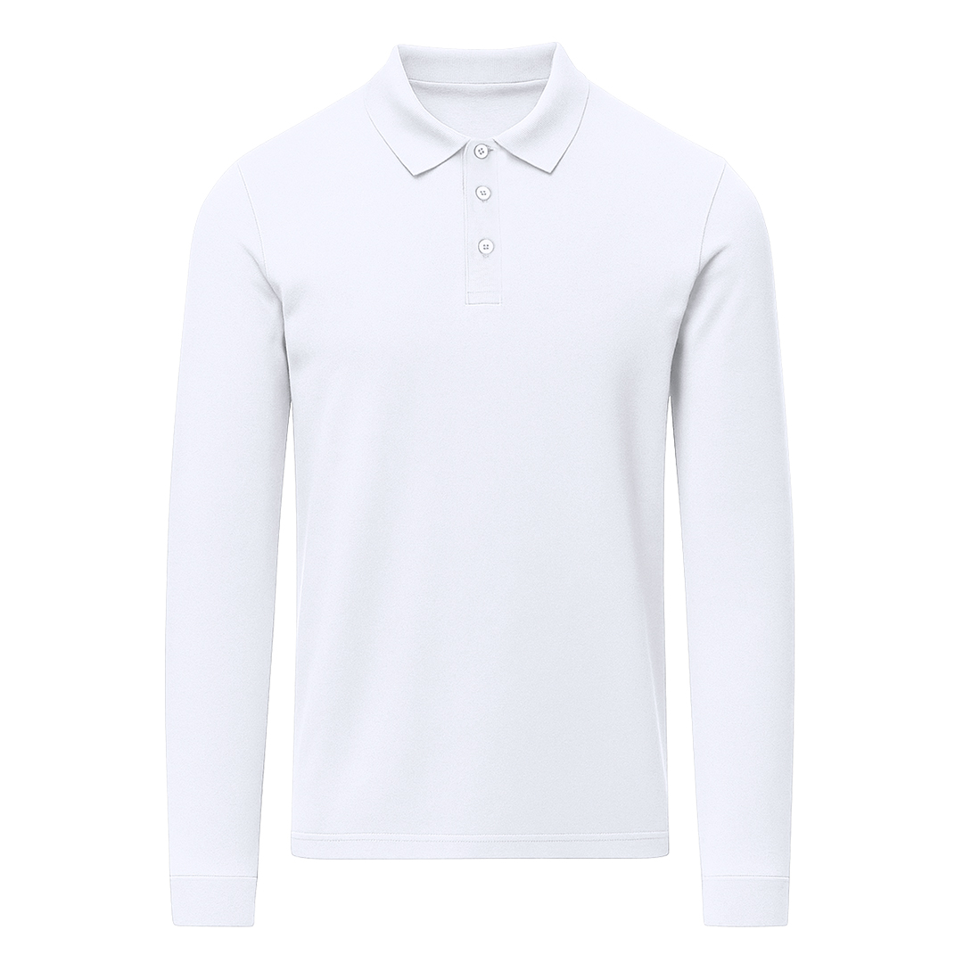 Volwassenen Wit Polo Shirt Charlot bedrukken met logo