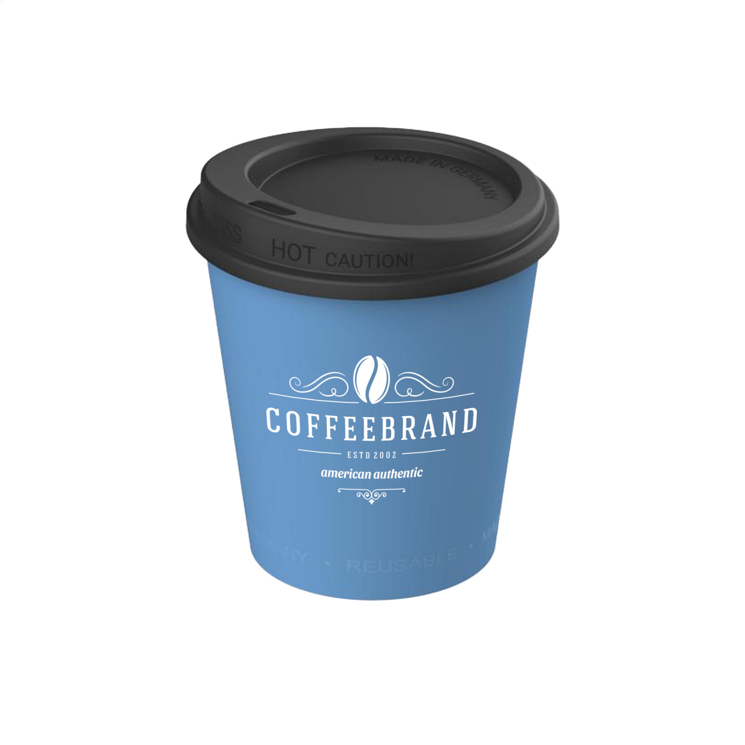 Gobelet à café en plastique réutilisable - L'Île-Rousse