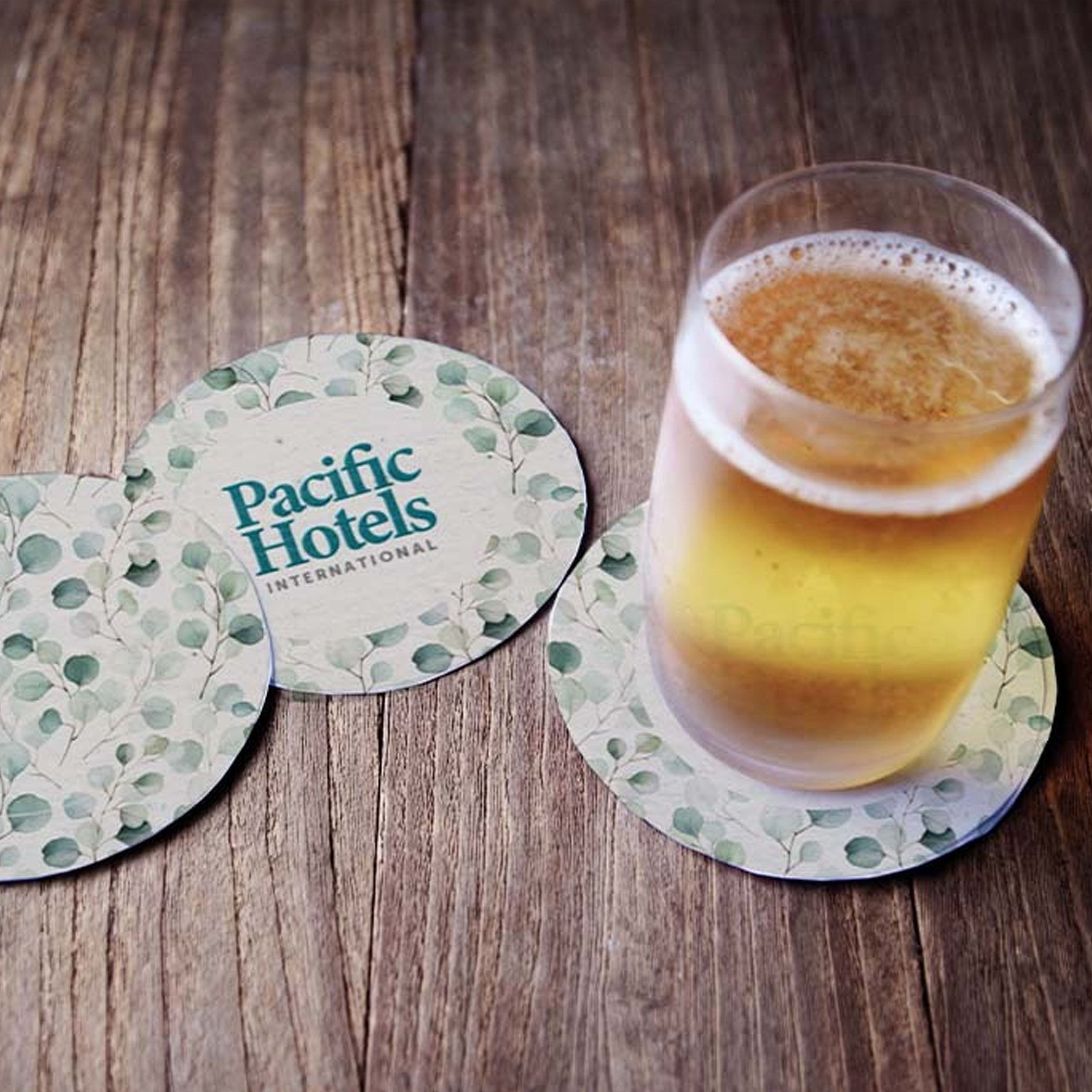 Onderzetters van papier met zaadjes - Lanaken