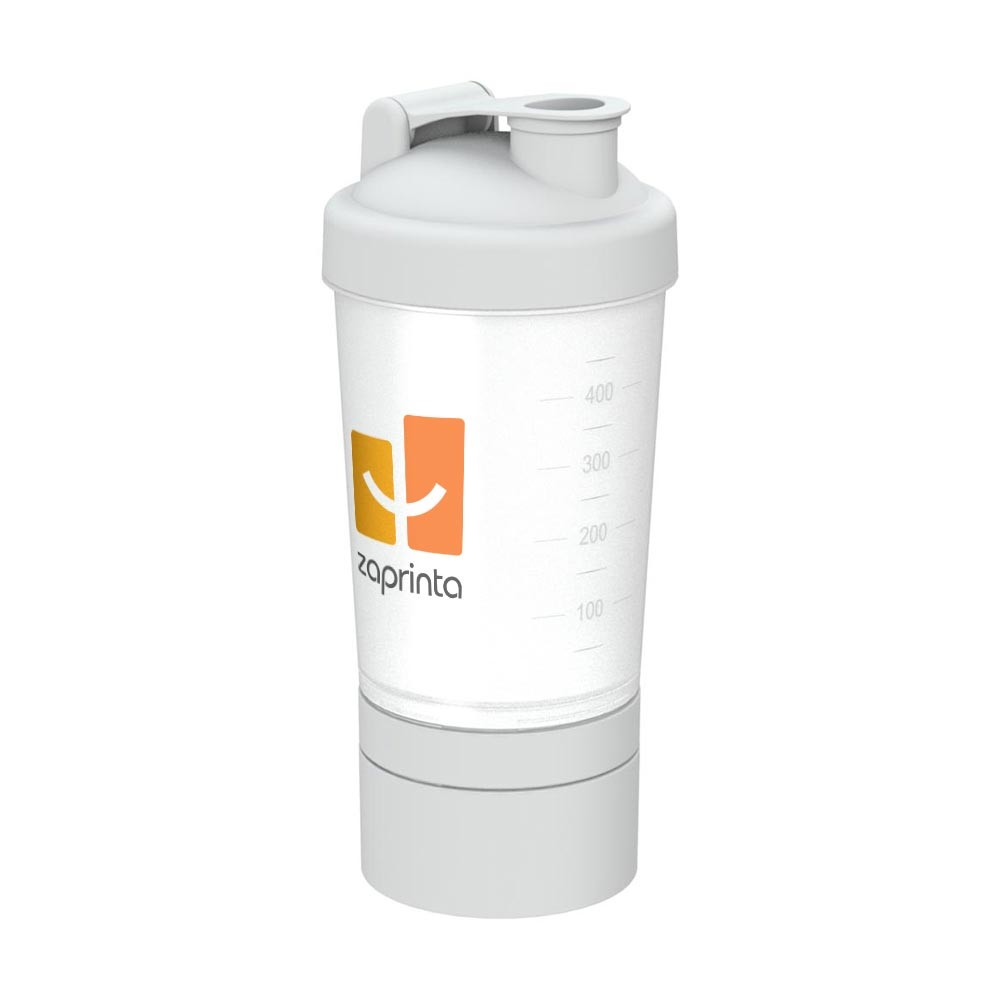 Shaker personnalisé 400 ml avec compartiment - Kenny