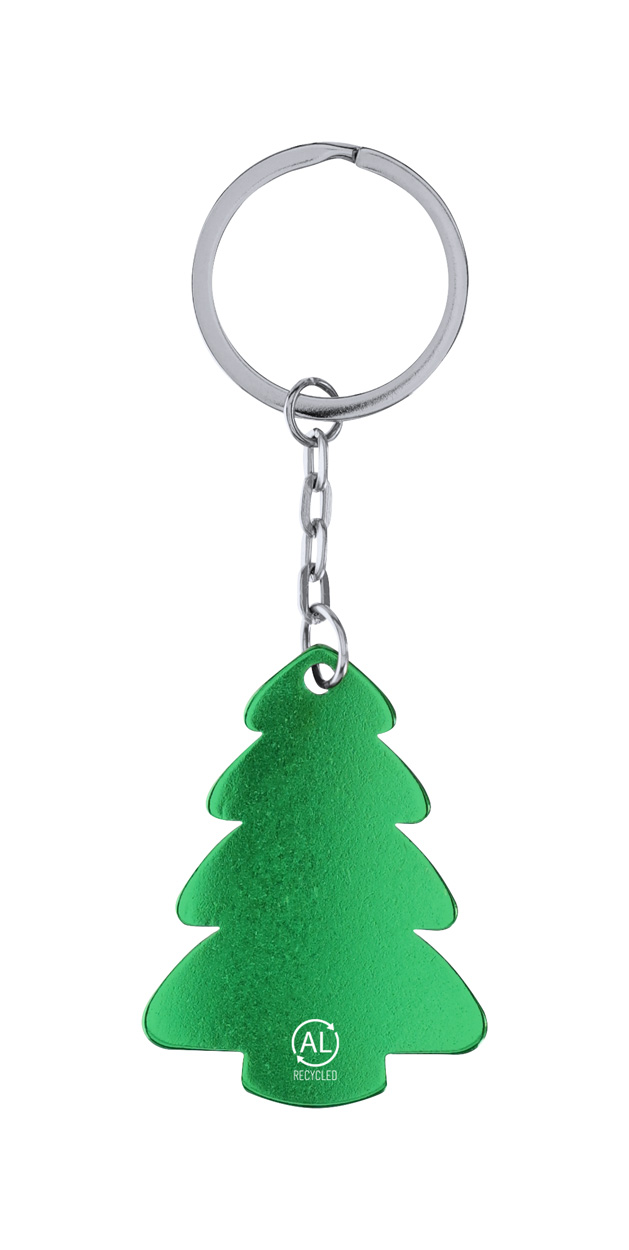 Weihnachtsbaum Schlüsselanhänger - Rosenfeld bedrucken mit Logo