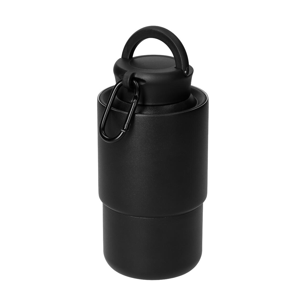 Edelstahlbecher mit Karabiner 'Trail'