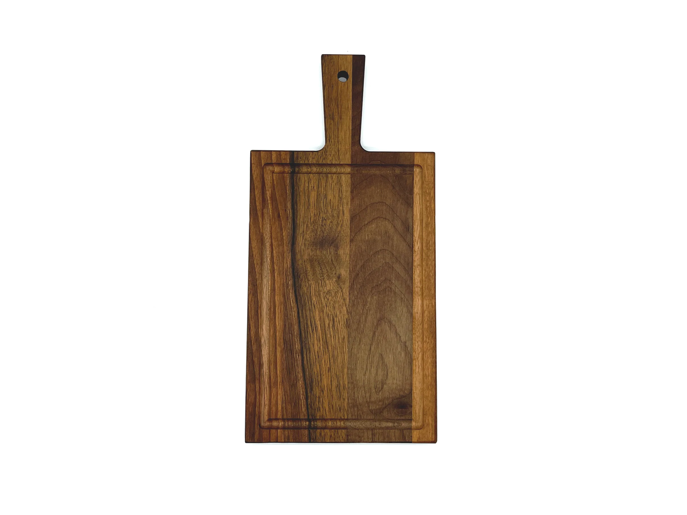 Planche de service personnalisée en bois de noyer (33 x 16 cm) - Greding