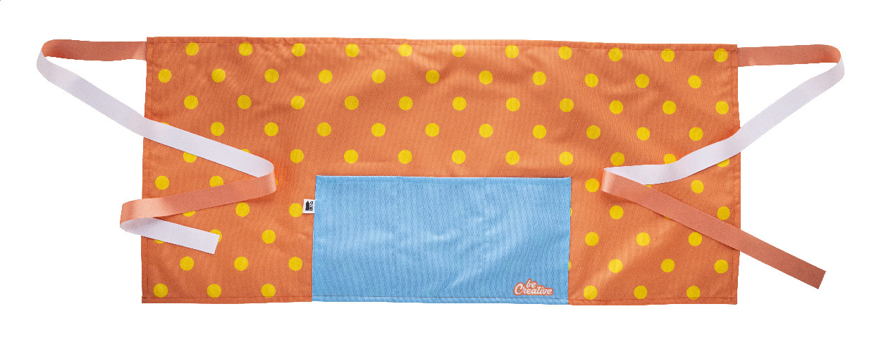 CreaChef Serve gepersonaliseerde RPET kelner schort - Laarne