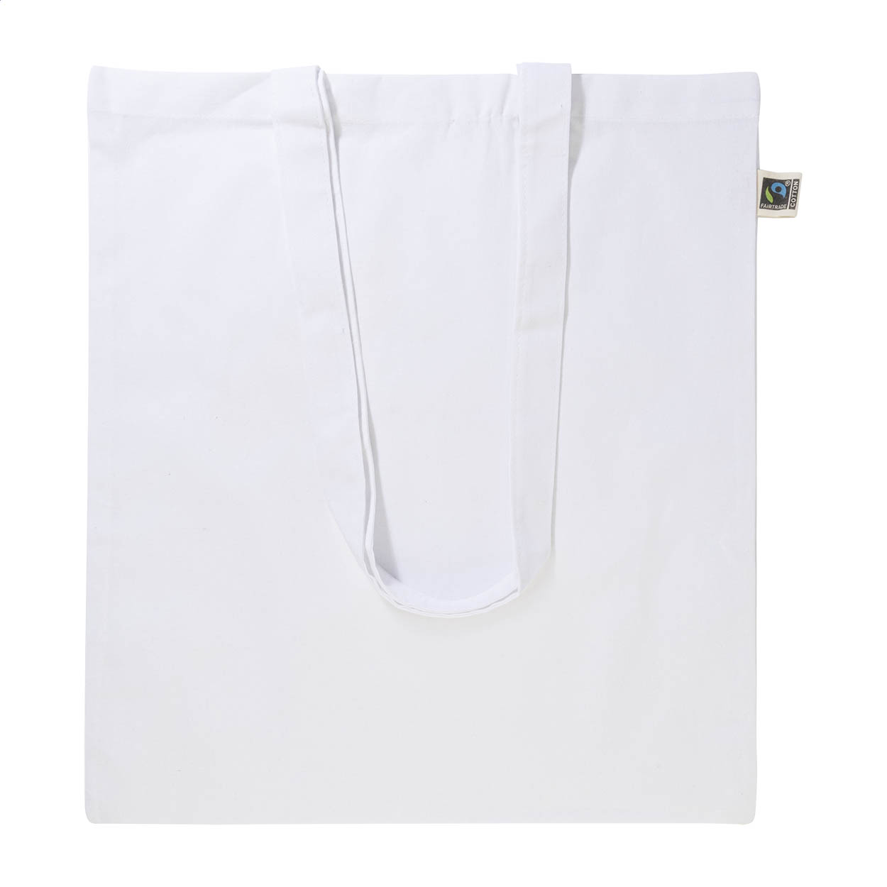 Fershop Hue farbige Fairtrade-Einkaufstasche aus Baumwolle 140 g/m², Logo bedrucken mit Logo