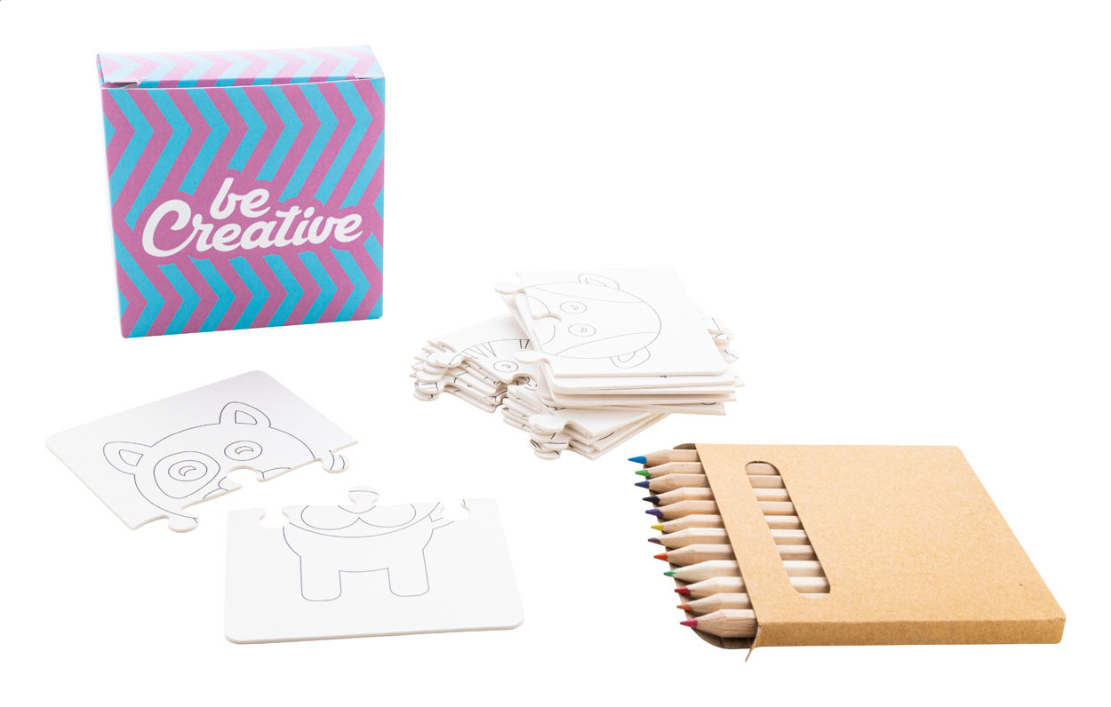 Kleurige Dierenpuzzel Set - Knokke-Heist