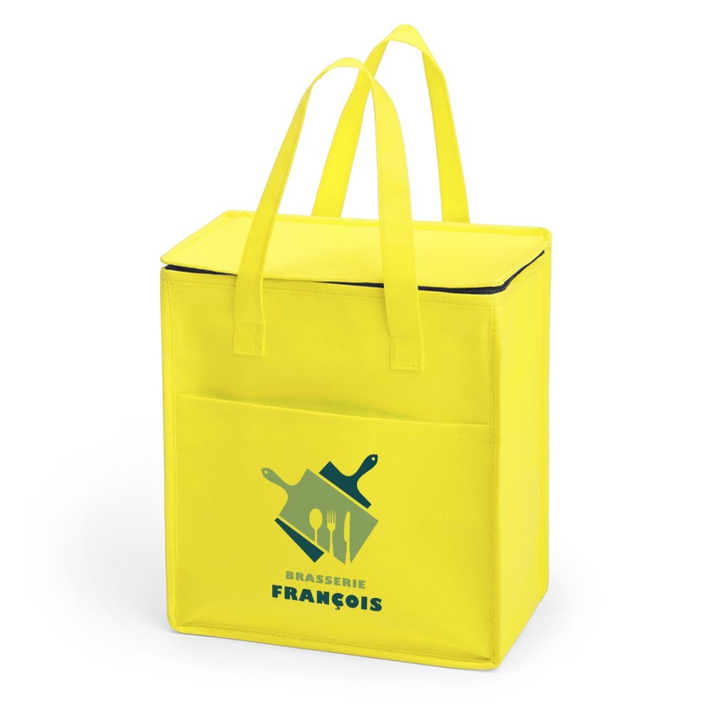 Bedruckte Kühltasche aus Non Woven - Santa Cruz