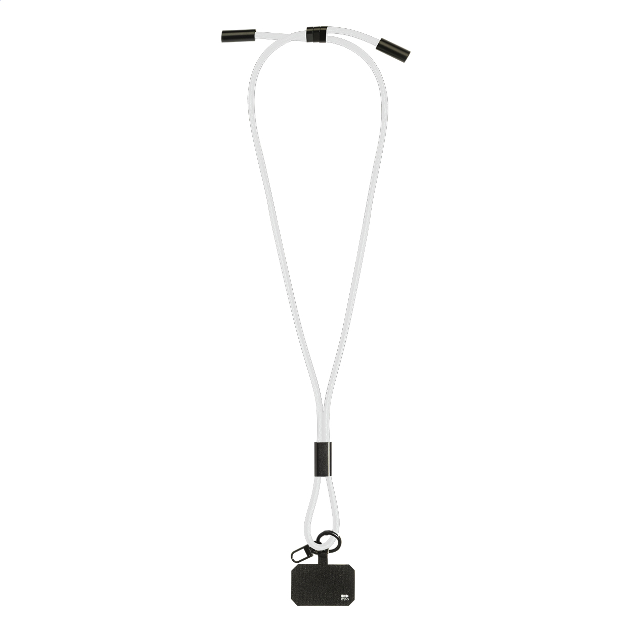 HolCharge RPET-Handyband mit integriertem USB-C-Kabel 60 W und Logo