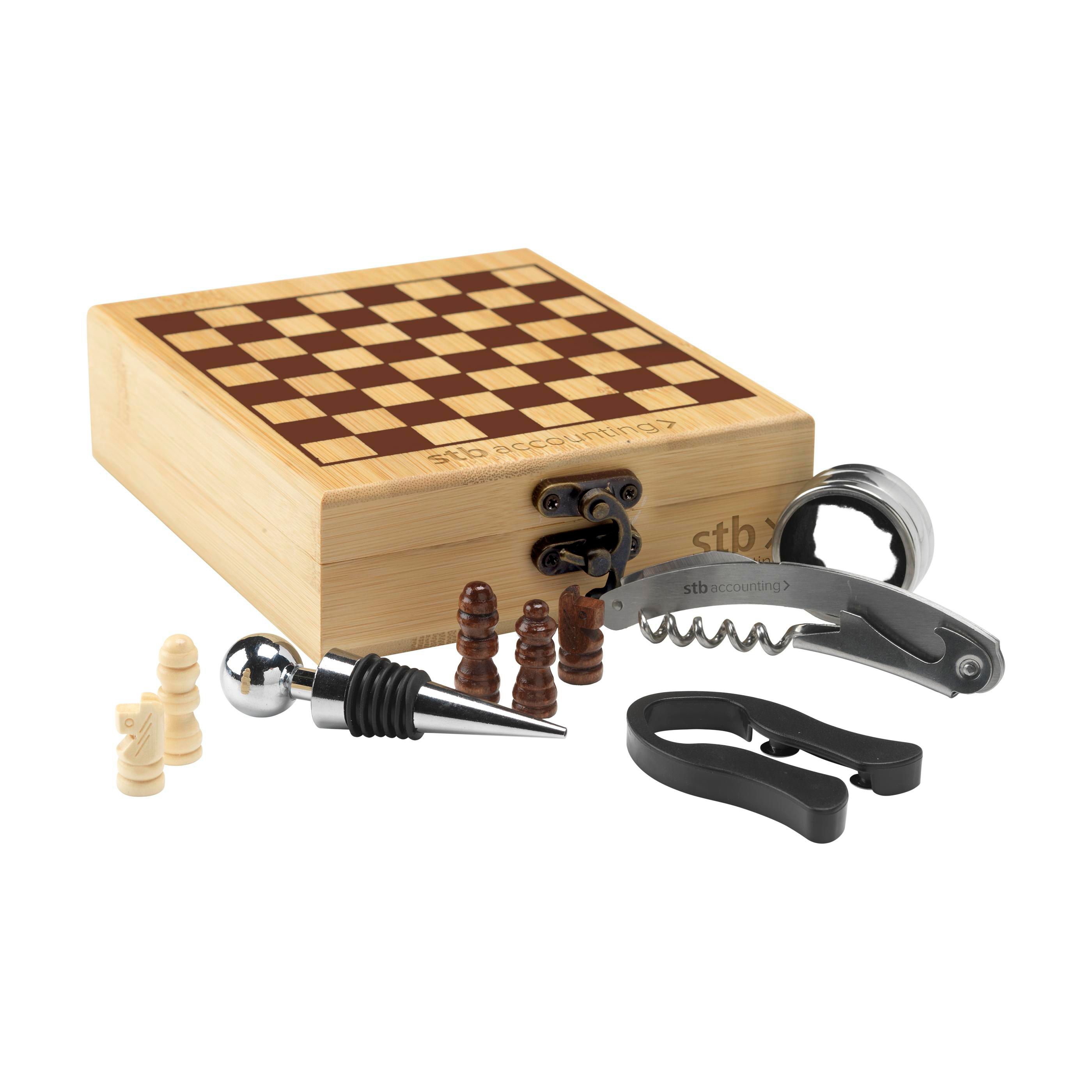 Wein & Schach Geschenkset - Spangenberg