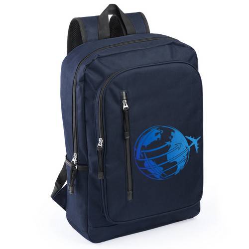Sac à dos personnalisé noir avec compartiment ordinateur - New York