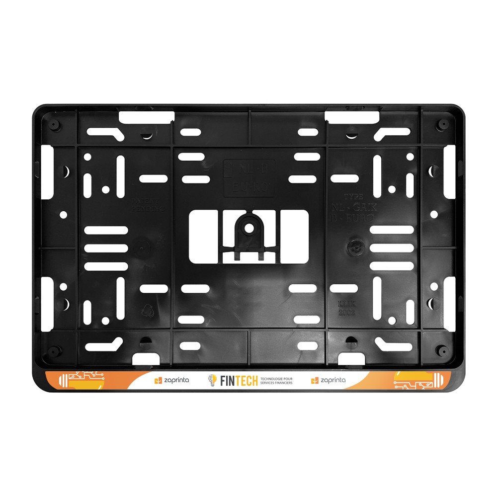 Support de plaque d'immatriculation personnalisé pour caravanes et 4x4 - CAR08