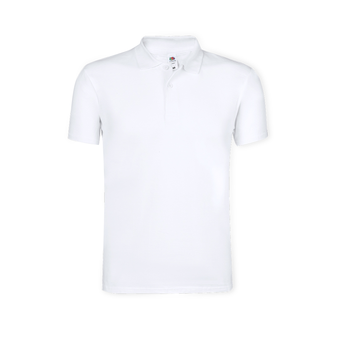 Polo Blanc Classique - Monacia-d'Aullène bedrukken met logo
