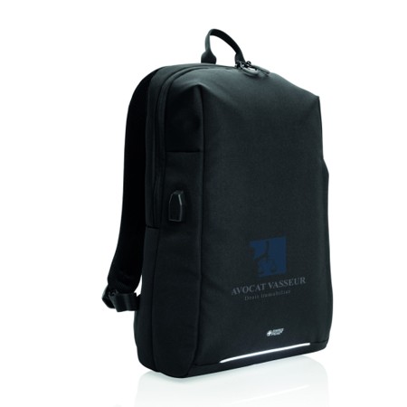 Sac à dos personnalisé avec protection anti RFID - Chris