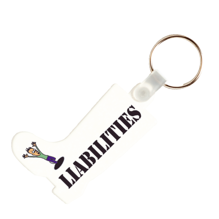 Kunststof Sleutelhanger Laarsje - Gooik