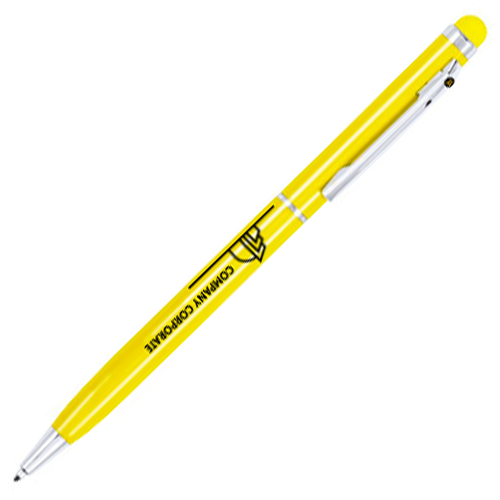 Stylo métal personnalisé ultra-fin avec embout tactile - Besançon