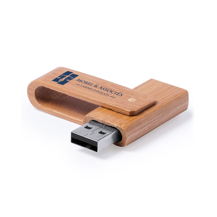 Clé usb personnalisée écologique 16 GB en bambou - Julia