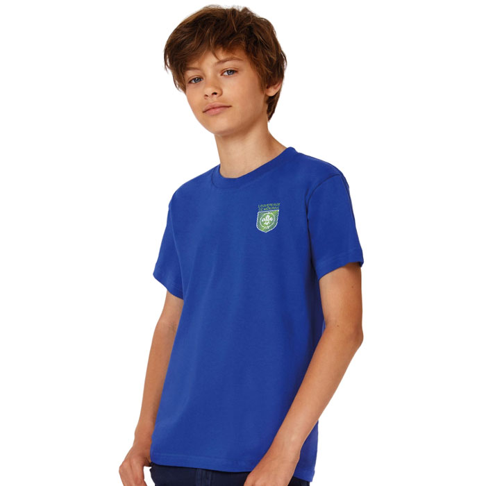 T-shirt brodé enfant col rond manches courtes 185 gr - Ummimak - Zaprinta Belgique