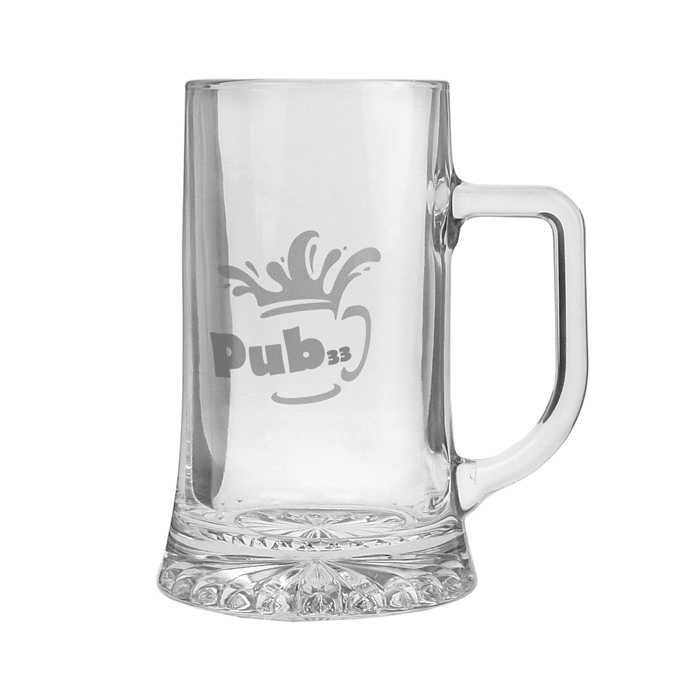 VERRE A BIERE ORIGINAL - CHOPE A BIERE LOGO - CHOPE PERSONNALISE