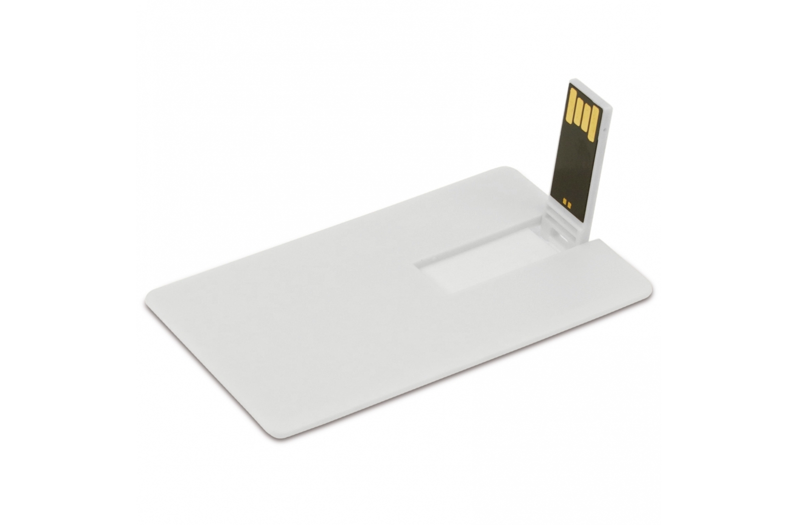 Clé USB 4GB Flash drive forme carte de crédit - Zaprinta Belgique