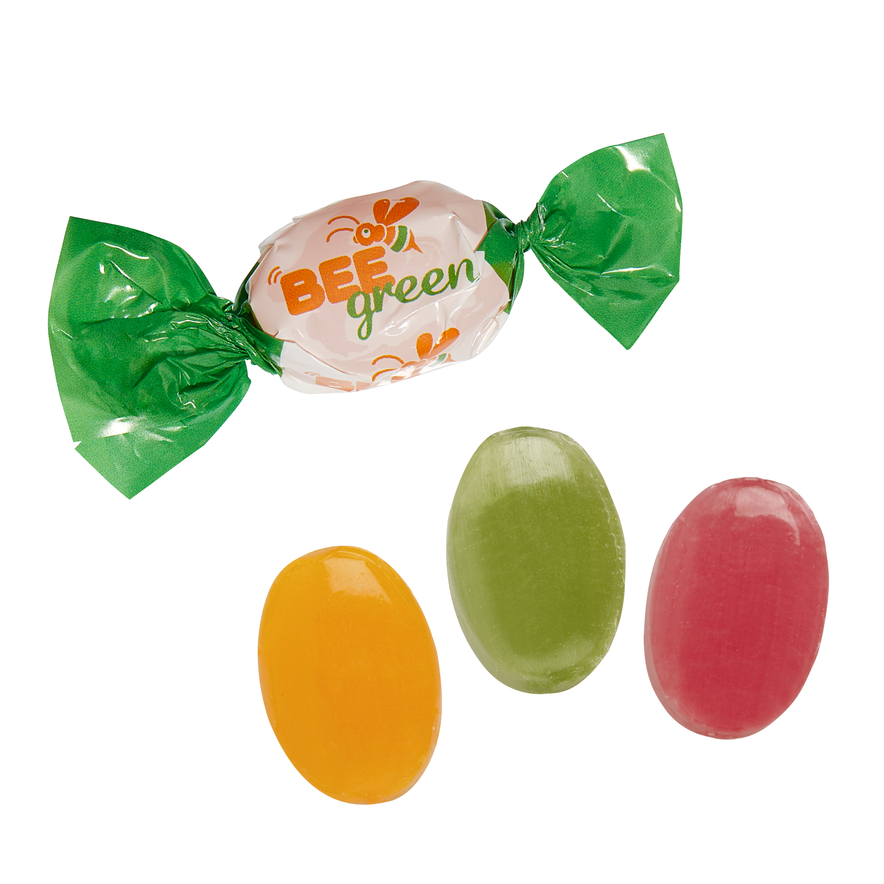 Snoepjes in Composteerbare Wikkels - Ranst bedrukken met logo