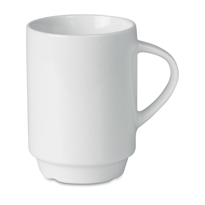 Mug en porcelaine empilable