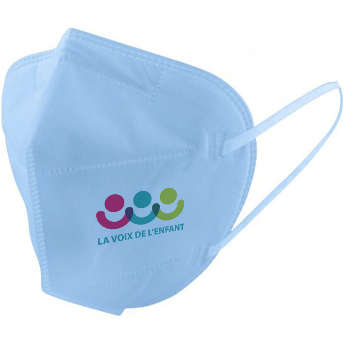 Masque FFP3 bleu pour enfant personnalisable  - Tamarillo