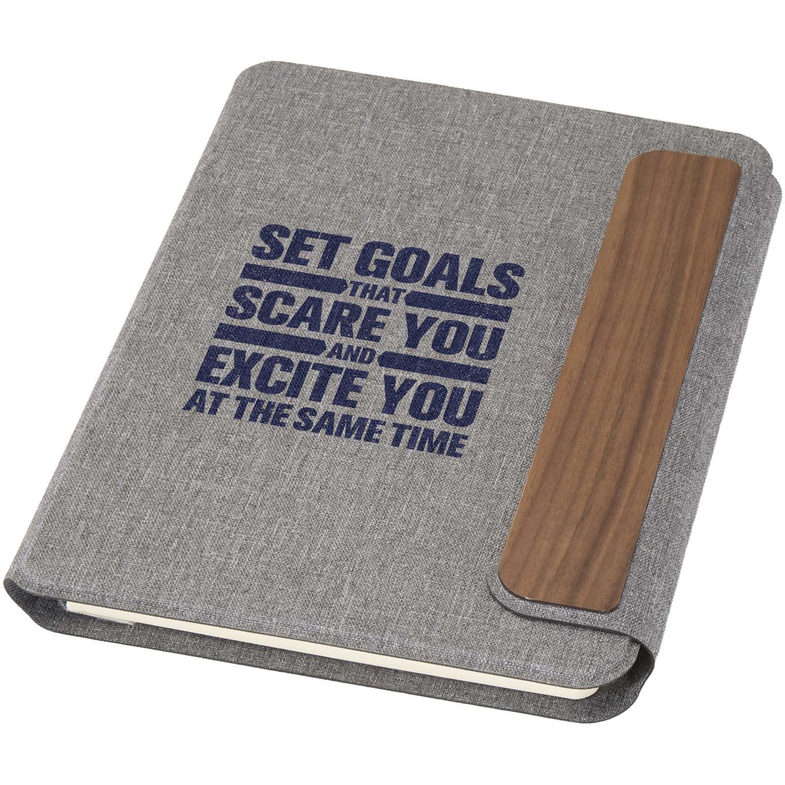 Andean A5 RCS gerecycled portfolio bedrukken met logo