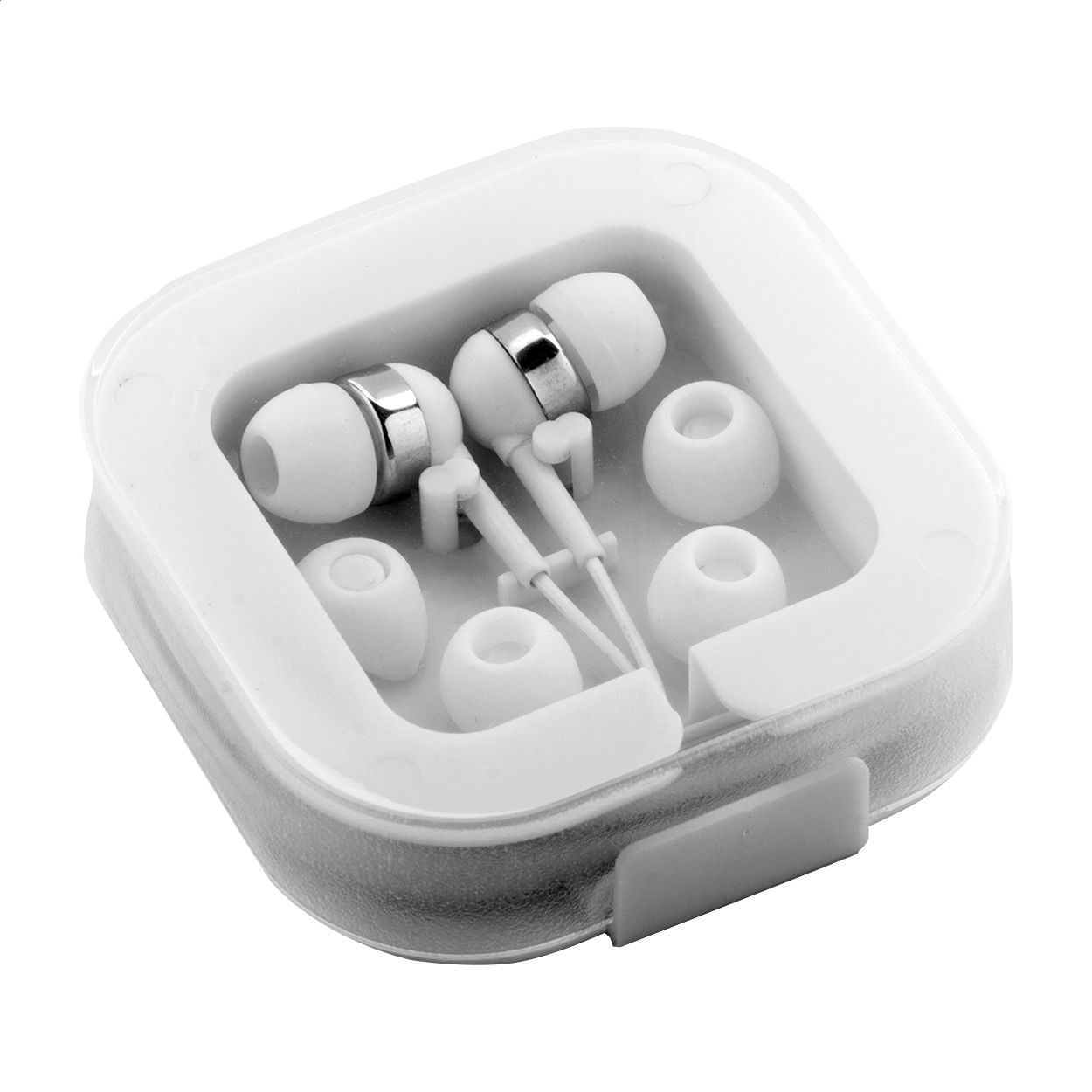 Écouteurs intra-auriculaires USB-C Cound personnalisés avec étui support imprimé avec logo