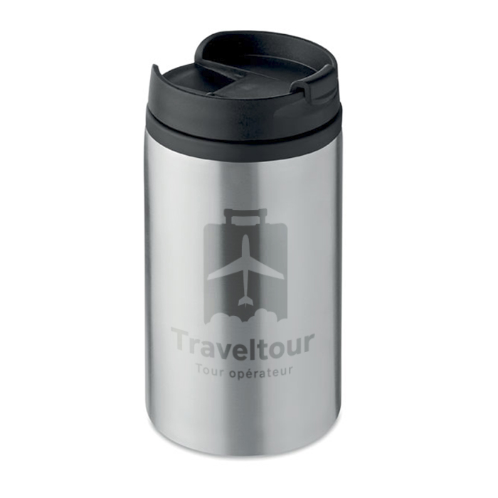 Mug 300 ml isotherme gravé personnalisé bambou