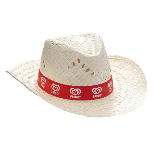 Chapeau de paille blanc avec ruban intérieur confortable et trous de ventilation - Mornay-Berry - Zaprinta Belgique