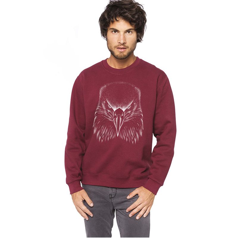 Sweat-shirt pour homme col rond coupe tubulaire 80% coton 280 g/m² - Liam
