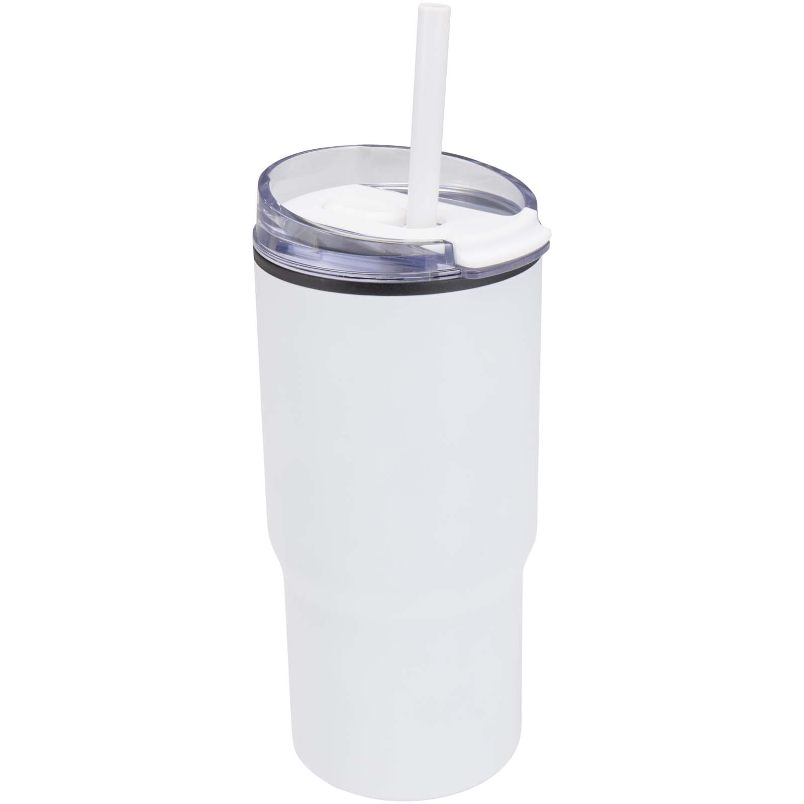 Gobelet isotherme à double paroi Westin 540 ml en matériau recyclé RCS avec paille